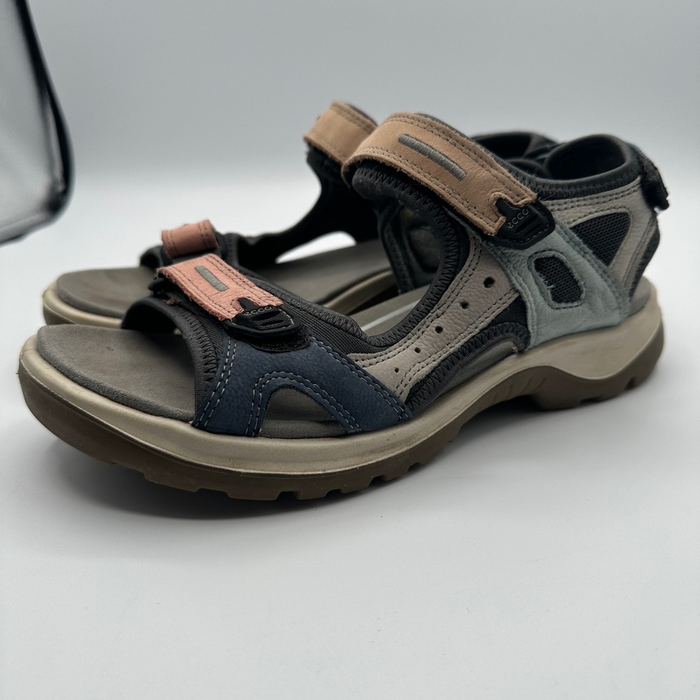 ECCO Yucatan Sport Sandals 39 8.5 Hiking Walking Gorpcore Comfort Travel Granola - Picture 8 of 10